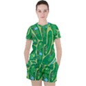 Golf Course Par Golf Course Green Women s Tee and Shorts Set View1