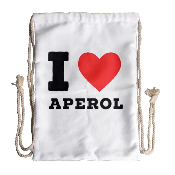 I love aperol Drawstring Bag (Large)