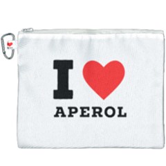 I Love Aperol Canvas Cosmetic Bag (xxxl) by ilovewhateva