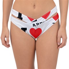 I Love Aperol Double Strap Halter Bikini Bottoms by ilovewhateva