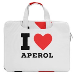 I Love Aperol Macbook Pro 16  Double Pocket Laptop Bag  by ilovewhateva