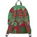 Leaves Leaf Nature Pattern Red Green The Plain Backpack View3