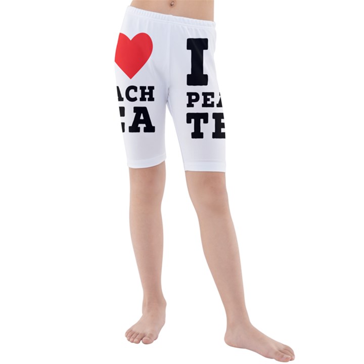 I love peach tea Kids  Mid Length Swim Shorts