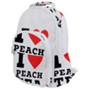 I love peach tea Rounded Multi Pocket Backpack View1