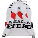 I love peach tea Rounded Multi Pocket Backpack View3