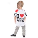 I love peach tea Kids  Raglan Tee View2