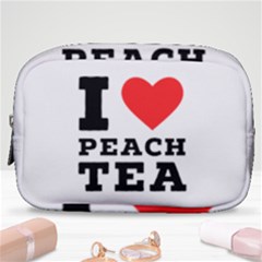 I Love Peach Tea Make Up Pouch (small) by ilovewhateva