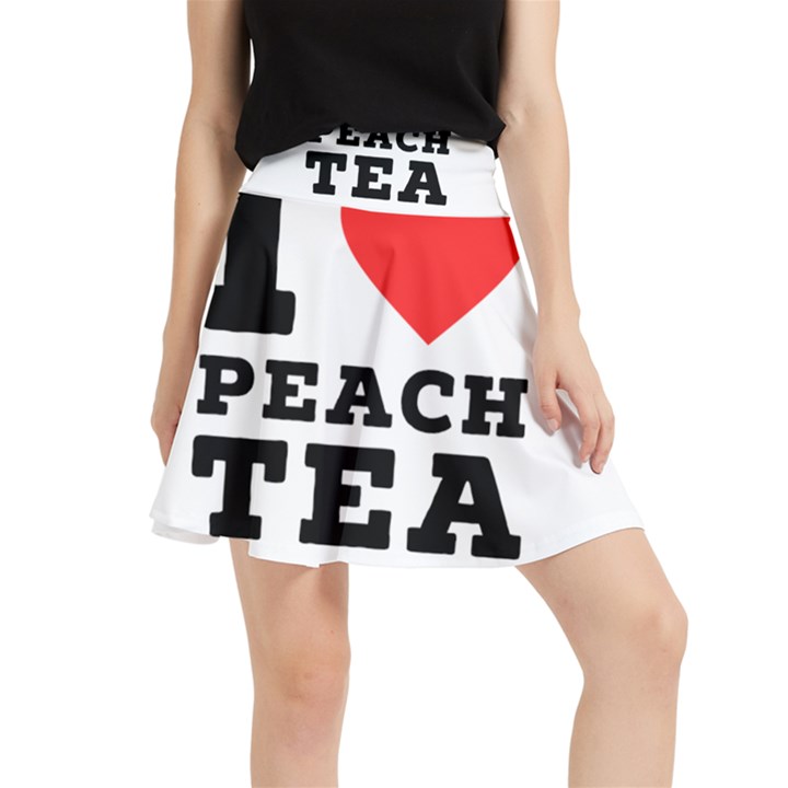 I love peach tea Waistband Skirt