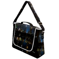 New York Night Central Park Skyscrapers Skyline Box Up Messenger Bag by Cowasu