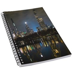 New York Night Central Park Skyscrapers Skyline 5 5  X 8 5  Notebook by Cowasu