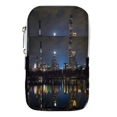 New York Night Central Park Skyscrapers Skyline Waist Pouch (large) by Cowasu