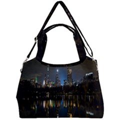 New York Night Central Park Skyscrapers Skyline Double Compartment Shoulder Bag by Cowasu