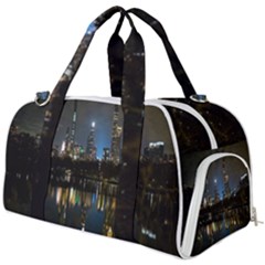 New York Night Central Park Skyscrapers Skyline Burner Gym Duffel Bag by Cowasu