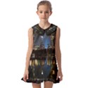 New York Night Central Park Skyscrapers Skyline Kids  Pilgrim Collar Ruffle Hem Dress View1