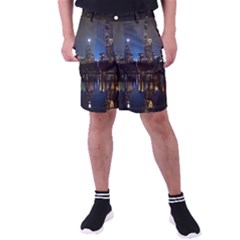 New York Night Central Park Skyscrapers Skyline Men s Pocket Shorts by Cowasu