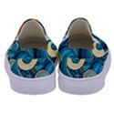 Waves Wave Ocean Sea Abstract Whimsical Abstract Art Kids  Canvas Slip Ons View4