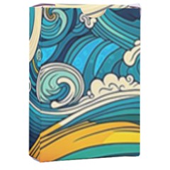 Waves Wave Ocean Sea Abstract Whimsical Abstract Art Playing Cards Single Design (rectangle) With Custom Box