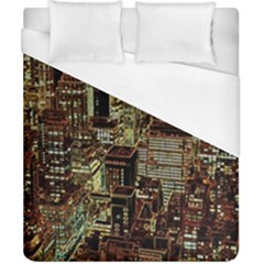 New York City Nyc Skyscrapers Duvet Cover (california King Size)