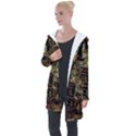 New York City Nyc Skyscrapers Longline Hooded Cardigan View1