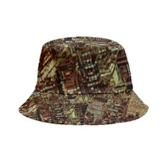 New York City Nyc Skyscrapers Inside Out Bucket Hat by Cowasu