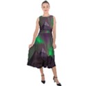 Fantasy Pyramid Mystic Space Aurora Midi Tie-Back Chiffon Dress View1