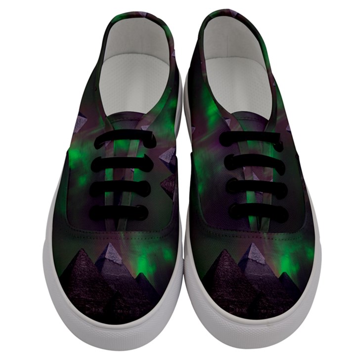 Fantasy Pyramid Mystic Space Aurora Men s Classic Low Top Sneakers