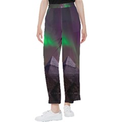 Fantasy Pyramid Mystic Space Aurora Women s Pants  by Cowasu