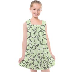 Multicolored Chemical Bond Illustration Chemistry Formula Science Kids  Cross Back Dress by Cowasu