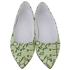 Multicolored Chemical Bond Illustration Chemistry Formula Science Women s Low Heels by Cowasu