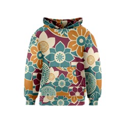 Japanese Folk Art Kids  Pullover Hoodie