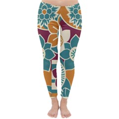 Japanese Folk Art Classic Winter Leggings