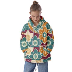 Japanese Folk Art Kids  Oversized Hoodie