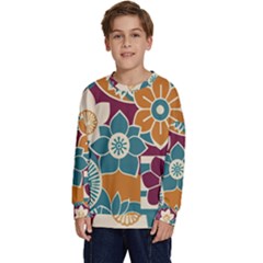 Japanese Folk Art Kids  Long Sleeve Jersey