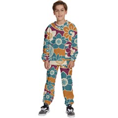 Japanese Folk Art Kids  Sweatshirt Set