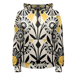 Flowers Pattern Women s Pullover Hoodie