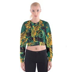 Tiger Cropped Sweatshirt