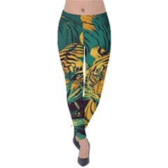 Tiger Velvet Leggings