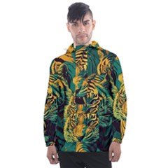 Tiger Men s Front Pocket Pullover Windbreaker