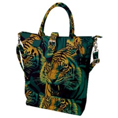 Tiger Buckle Top Tote Bag by danenraven