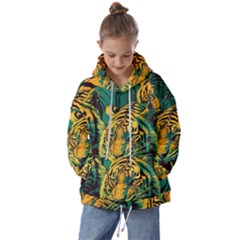 Tiger Kids  Oversized Hoodie