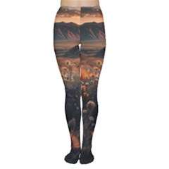 Mountains Flowers Flora Botany Nature Tights