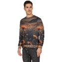 Mountains Flowers Flora Botany Nature Men s Fleece Sweatshirt View2