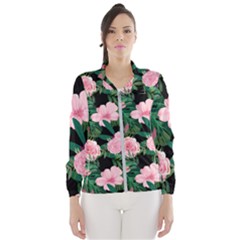 Flower Roses Pattern Floral Nature Women s Windbreaker