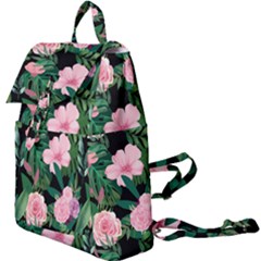 Flower Roses Pattern Floral Nature Buckle Everyday Backpack by danenraven