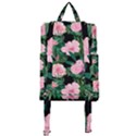 Flower Roses Pattern Floral Nature Buckle Everyday Backpack View3