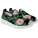 Flower Roses Pattern Floral Nature Kids  Slip On Sneakers View3