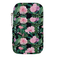 Flower Roses Pattern Floral Nature Waist Pouch (large) by danenraven