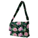 Flower Roses Pattern Floral Nature Full Print Messenger Bag (M) View1