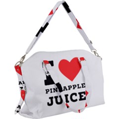 I Love Pineapple Juice Canvas Crossbody Bag by ilovewhateva