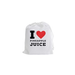 I Love Pineapple Juice Drawstring Pouch (xs) by ilovewhateva